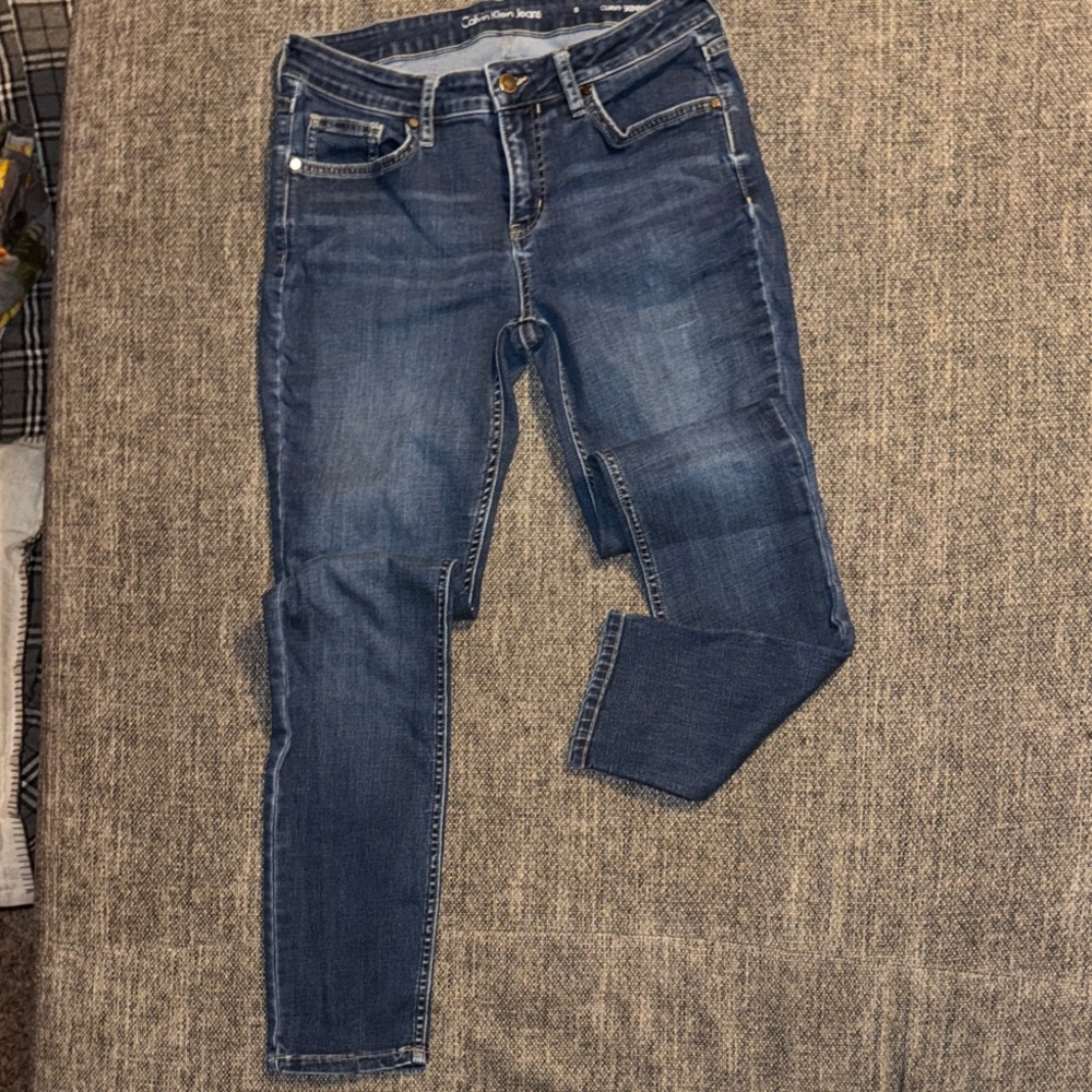 Calvin Klein Women's Dark Blue Skinny Jeans